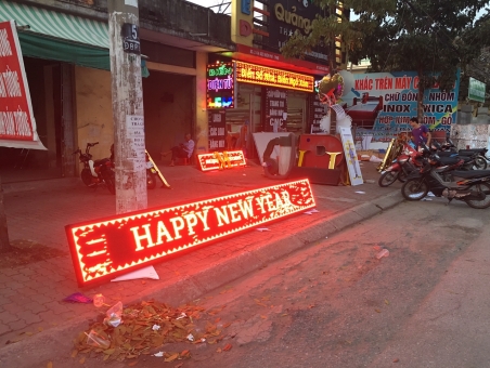 LÀM BIỂN LED CHẠY CHỮ XE Ô TÔ KHÁCH XE Ô TÔ BUÝT Ở HẢI DƯƠNG