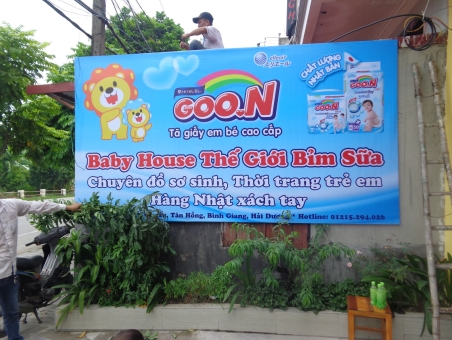  BIỂN QUẢNG CÁO ĐẠI LÝ SỮA Ở TẠI THANH MIỆN HẢI DƯƠNG