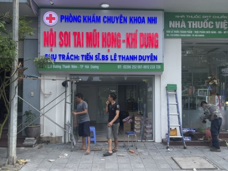 LÀM BIỂN QUẢNG CÁO PHÒNG KHÁM NHI Ở HẢI DƯƠNG