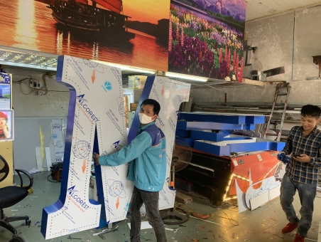 UỐN CHỮ NHỰA MIKA - UỐN CHỮ INOX - UỐN CHỮ ALU - GIA CÔNG CHỮ HỘP NỔI TẠI HẢI DƯƠNG