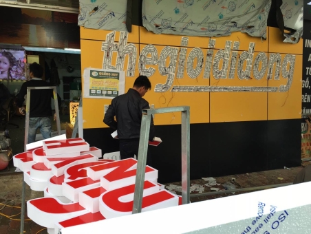 BIỂN QUẢNG CÁO CỬA HÀNG ĐIỆN THOẠI TẠI HẢI DƯƠNG