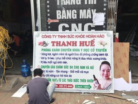 BIỂN QUẢNG CÁO PHUN XĂM THẨM MỸ Ở TẠI KỲ HẢI DƯƠNG