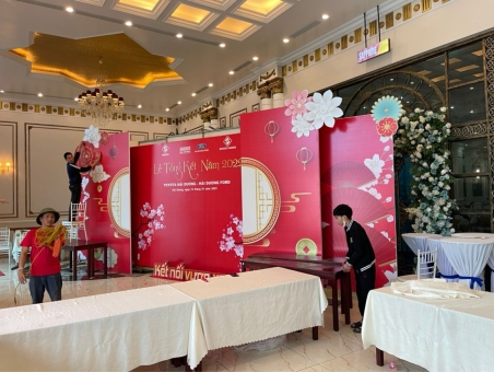 IN BIỂN QUẢNG CÁO TIỆC TẤT NIÊN, LÀM BIỂN QUẢNG CÁO CHÚC MỪNG NĂM MỚI TẠI HẢI DƯƠNG