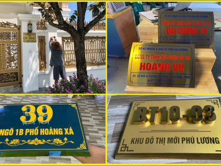 ĐỊA CHỈ LÀM BIỂN SỐ NHÀ ĐẸP Ở TỈNH HẢI DƯƠNG