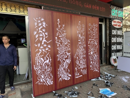 THI CÔNG VÁCH NGĂN SPA BẰNG TẤM NHỰA PVC Ở HẢI DƯƠNG