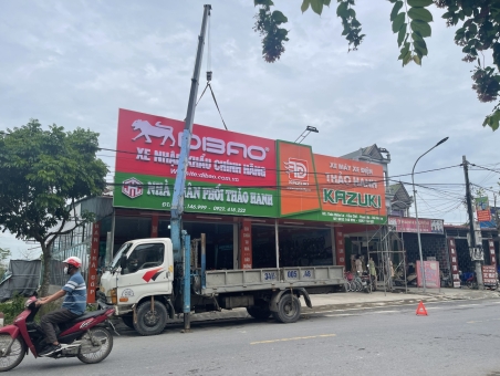 Làm Biển Quảng Cáo Xe Điện Dibao ở Hải Dương