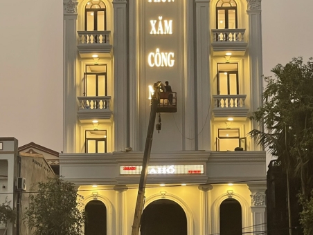 Biển quảng cáo phun xăm thẩm mỹ Hải Dương: Tạo ra sự chuyên nghiệp trong kinh doanh