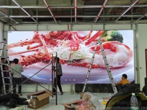 Thi công bộ chữ nổi đèn led 