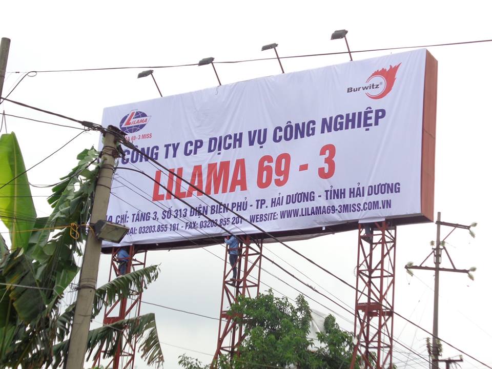 BIỂN BẠT IN HAI MẶT ĐƯỜNG 5 HẢI DƯƠNG