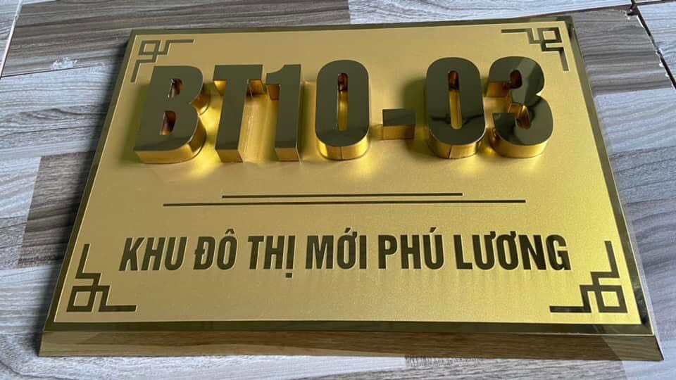 BIỂN SỐ NHÀ NỔI 3D Ở HẢI DƯƠNG