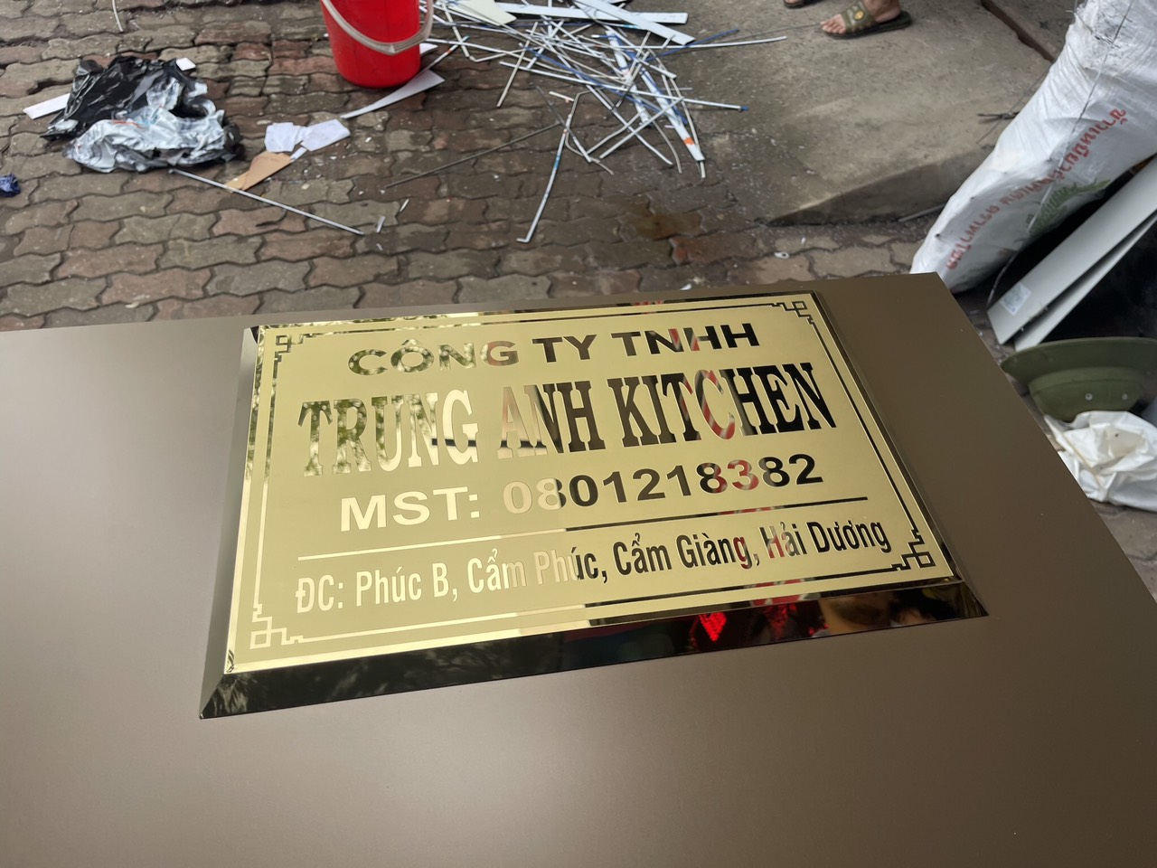 BIỂN CÔNG TY GHI MÃ SỐ THUẾ 