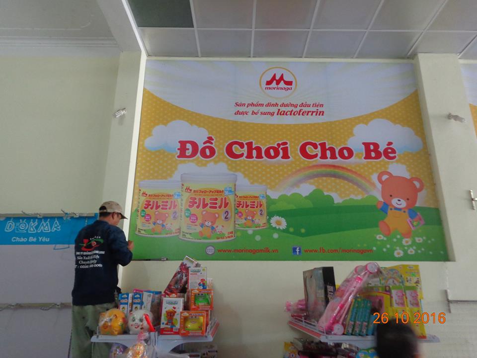 BIỂN QUẢNG CÁO ĐẠI LÝ SỮA BỈM HẢI DƯƠNG