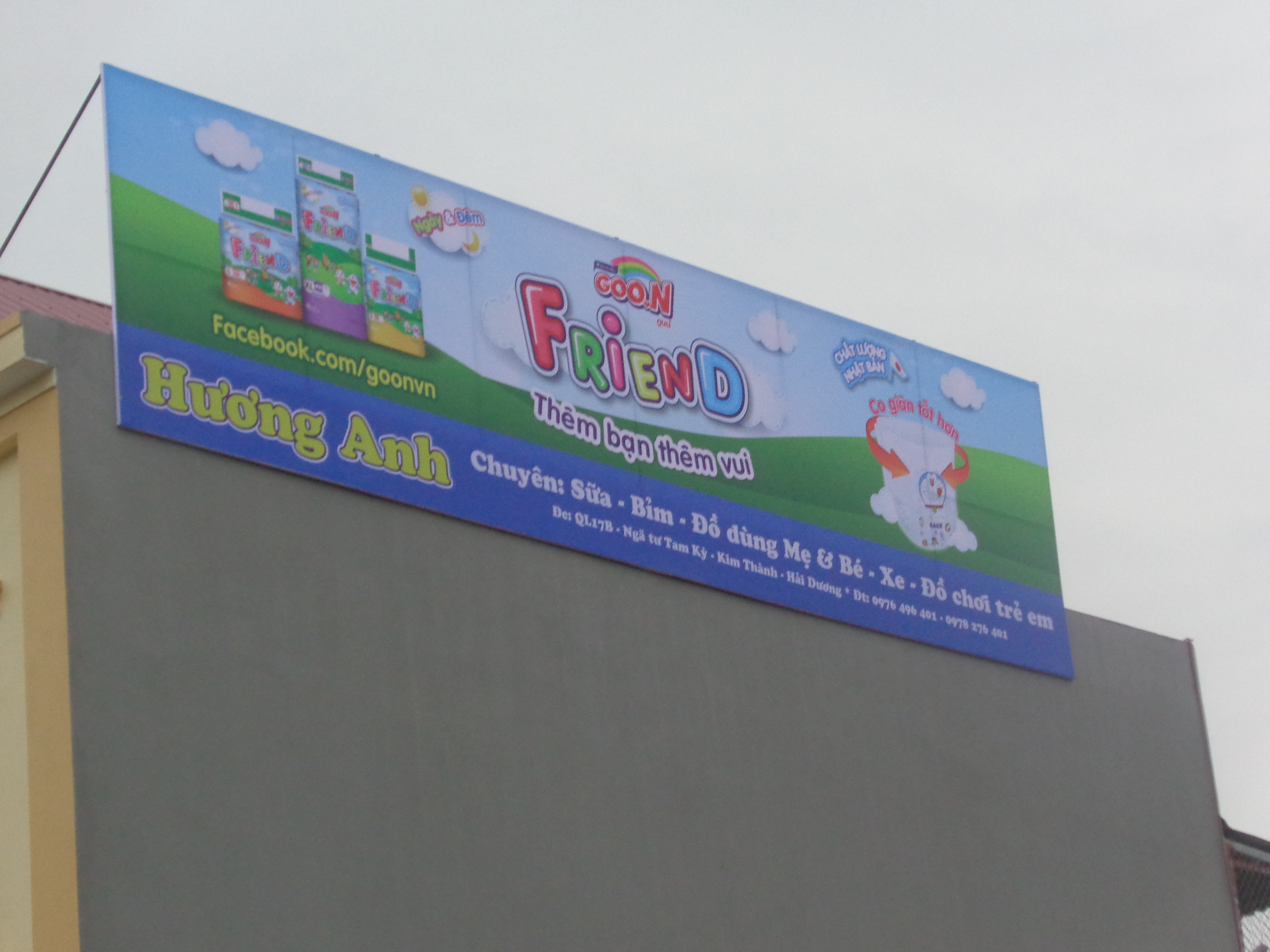 BIỂN QUẢNG CÁO SỮA BỈM Ở THANH MIỆN HẢI DƯƠNG