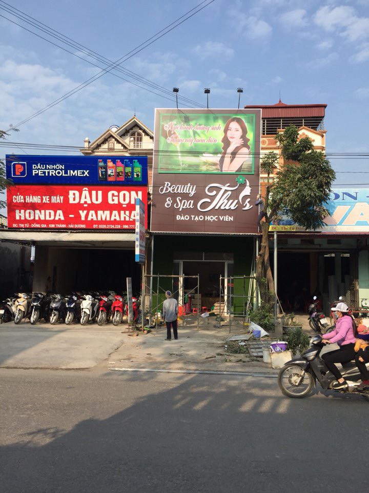 BIỂN QUẢNG CÁO CÓ HÌNH ẢNH SPA ĐẸP Ở HẢI DƯƠNG