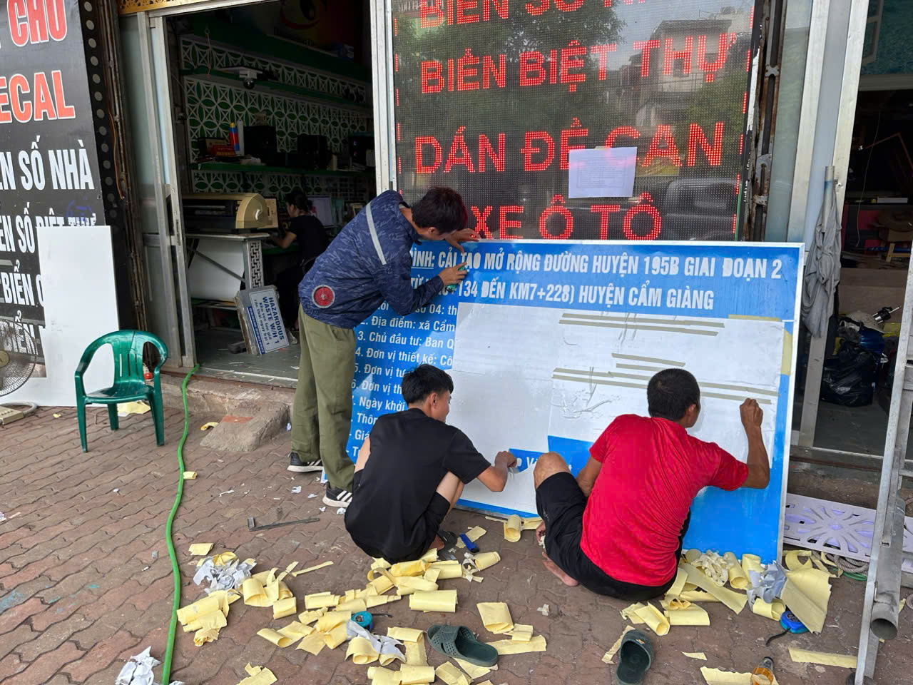 BIỂN CÔNG TRÌNH GIAO THÔNG HẢI DƯƠNG
