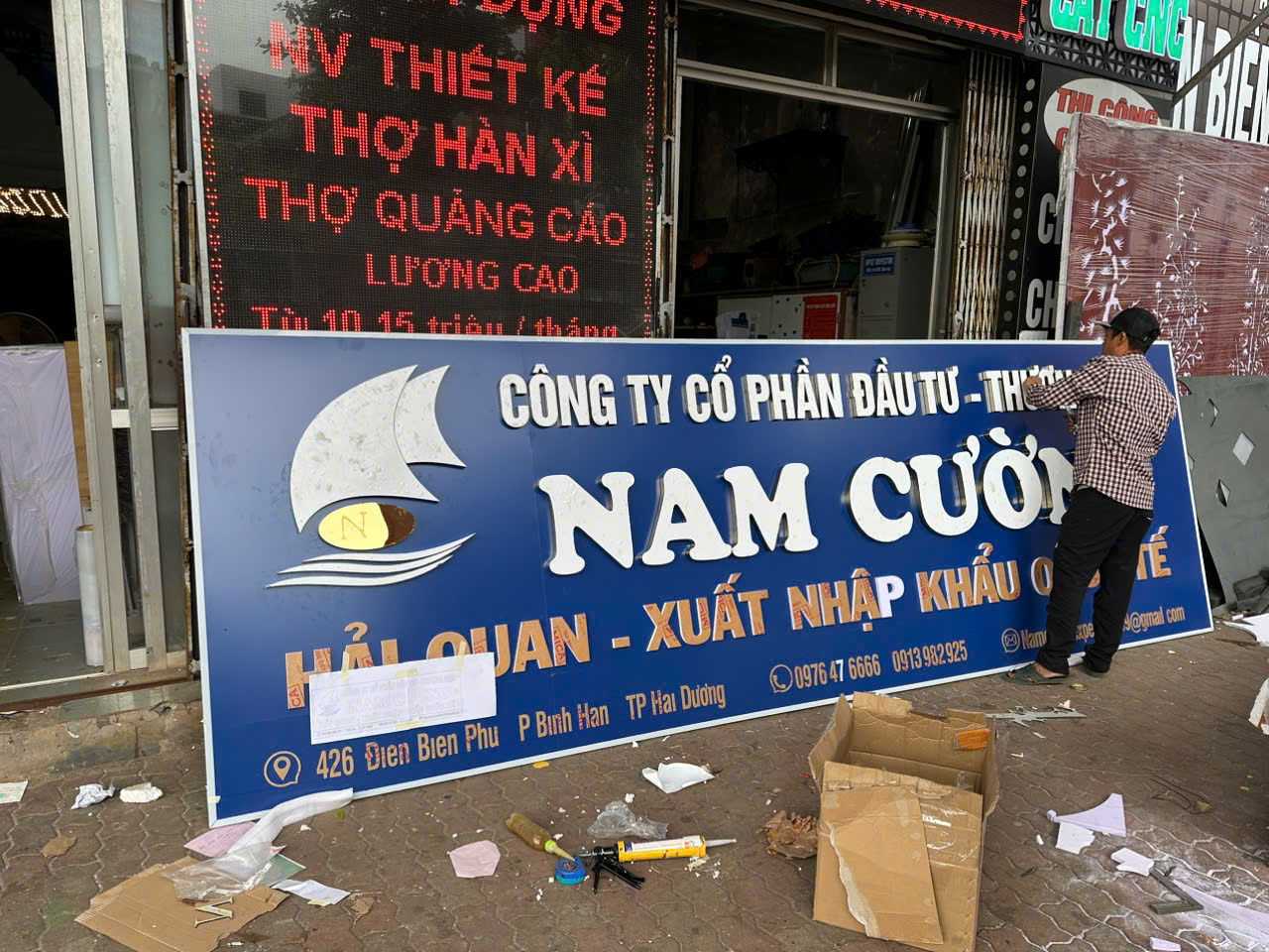 ĐỊA CHỈ LÀM BIỂN CÔNG TY ĐẸP Ở HẢI DƯƠNG