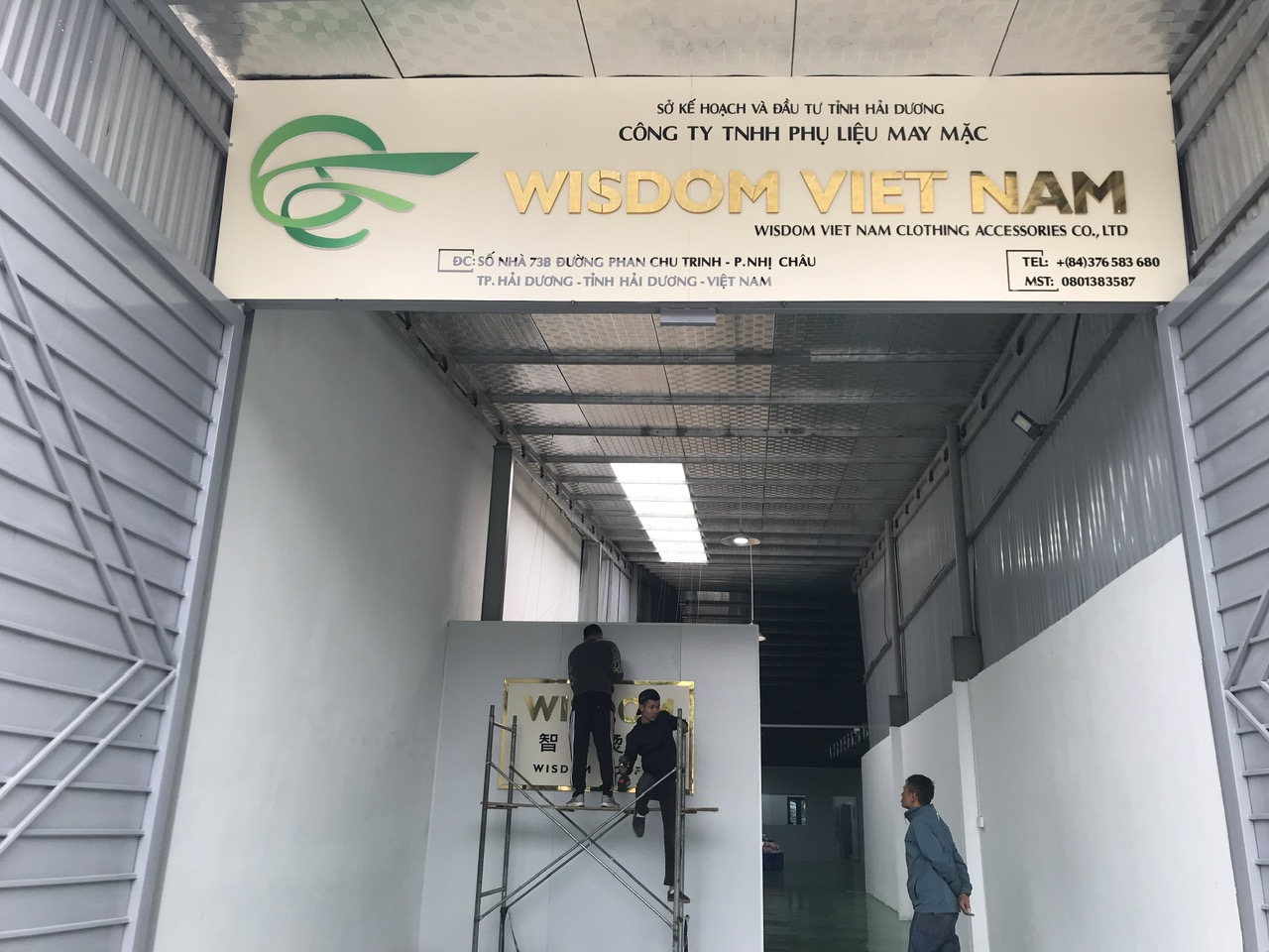 LÀM BIỂN QUẢNG CÁO CÔNG TY MAY Ở HẢI DƯƠNG
