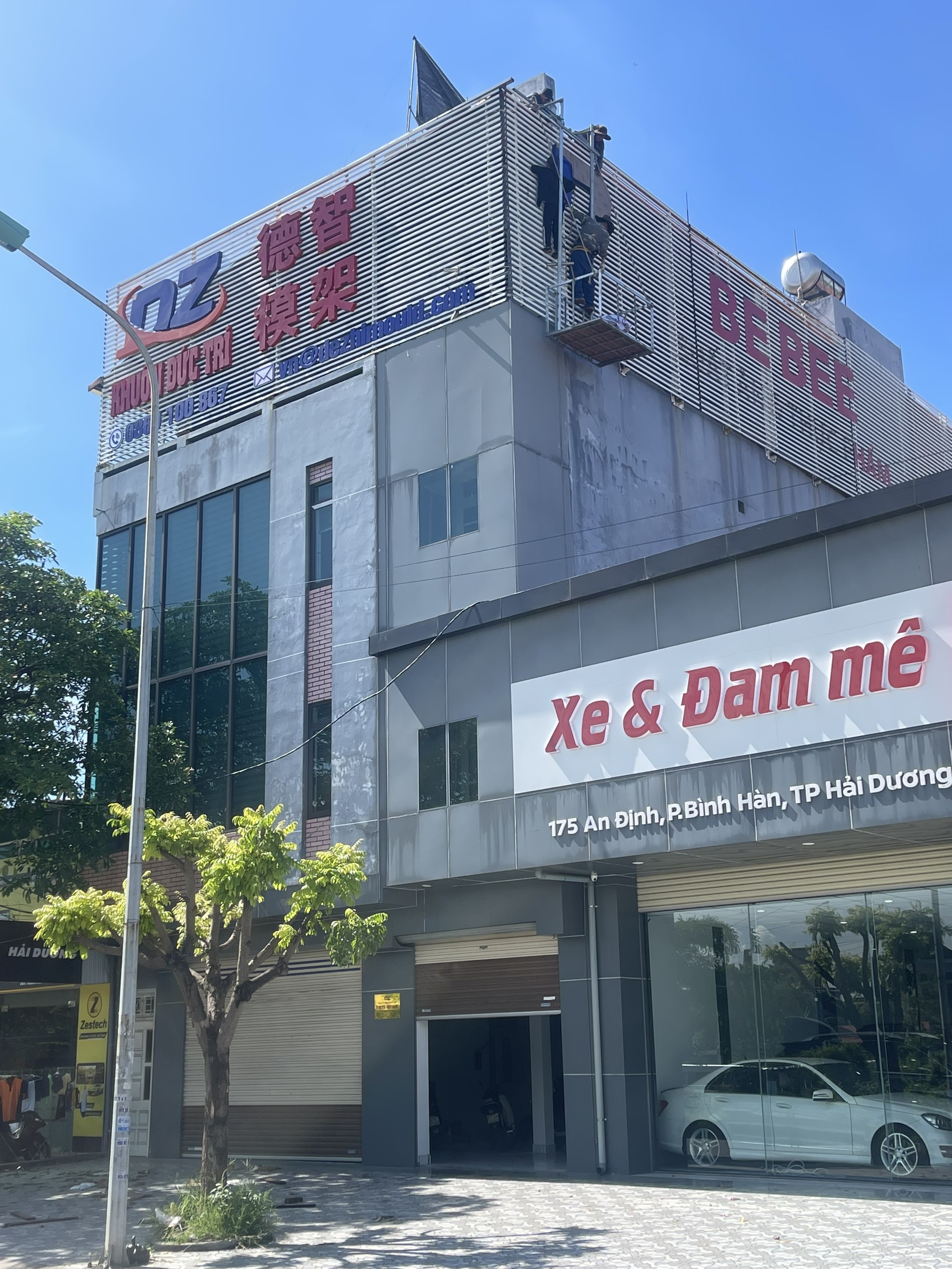 LÀM BIỂN QUẢNG CÁO CHỮ TRUNG QUỐC Ở HẢI DƯƠNG