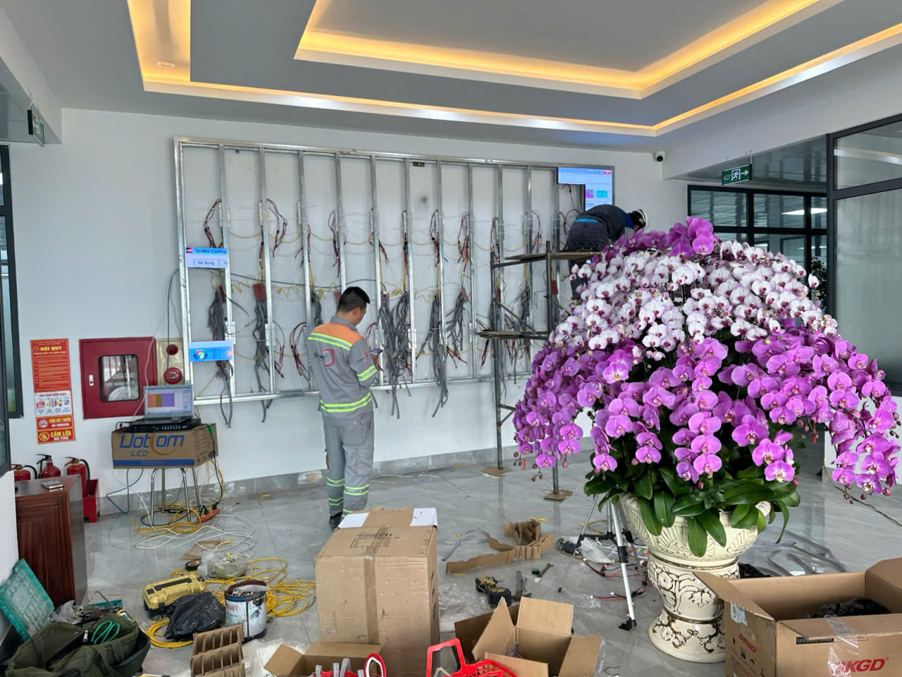 SỬA CHỮA CÀI ĐẶT MÀN HÌNH LED P2.5 HẢI DƯƠNG