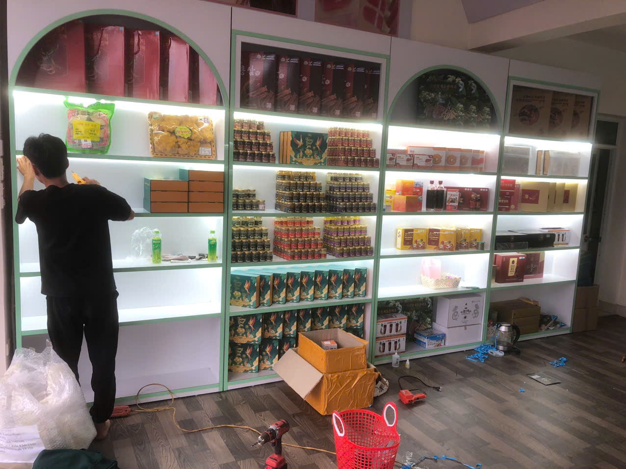 TỦ GỖ MỸ PHẨM BẢO VY CHẤT LƯỢNG