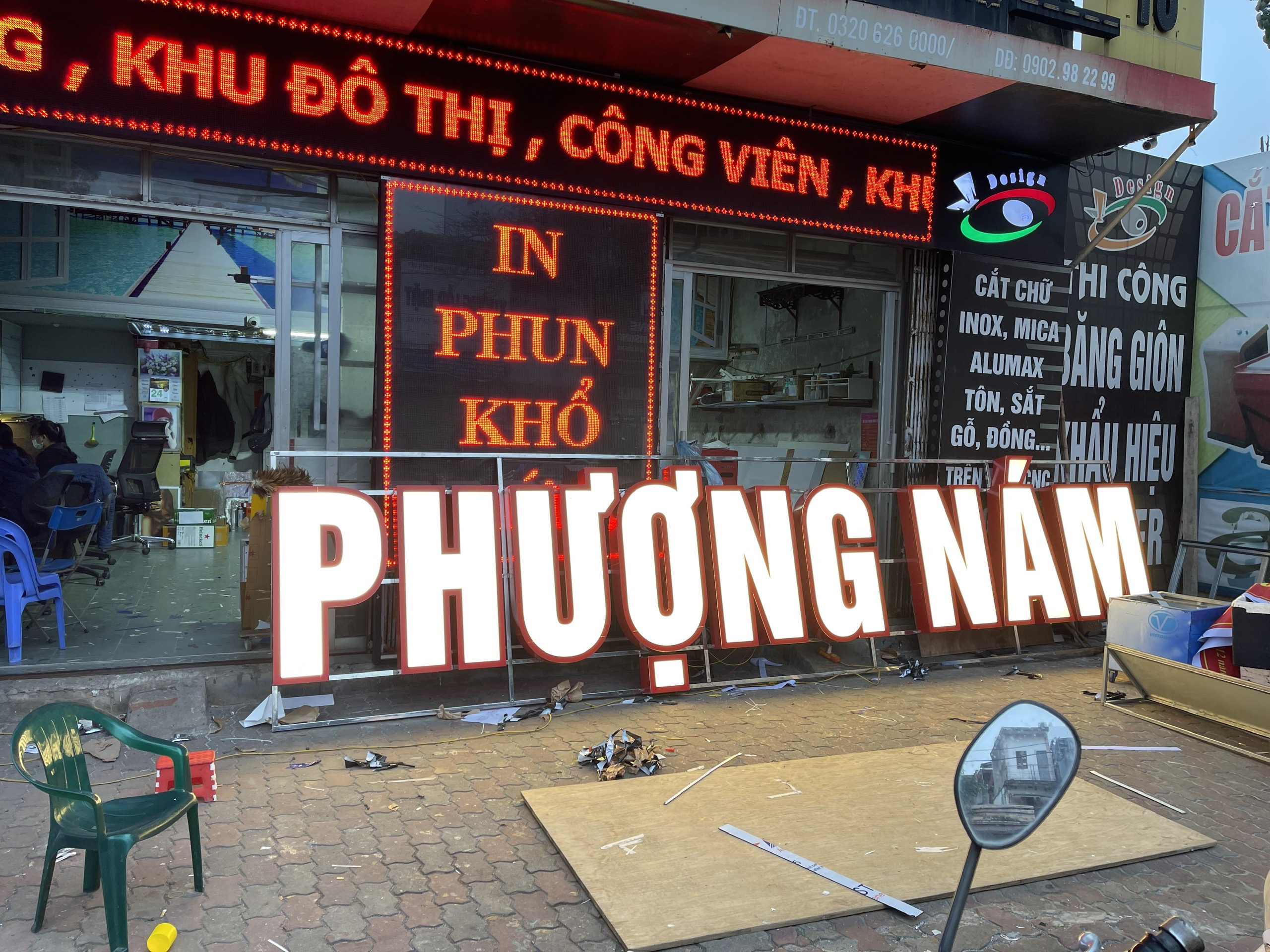 BIỂN QUẢNG CÁO CHỮ CÓ ĐÈN LED Ở HẢI DƯƠNG