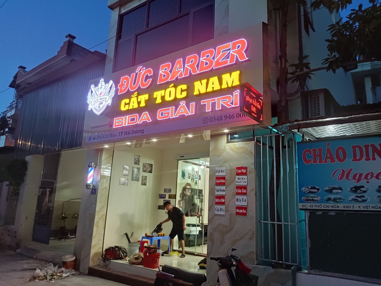 BIỂN QUẢNG CÁO CẮT TÓC NAM HẢI DƯƠNG