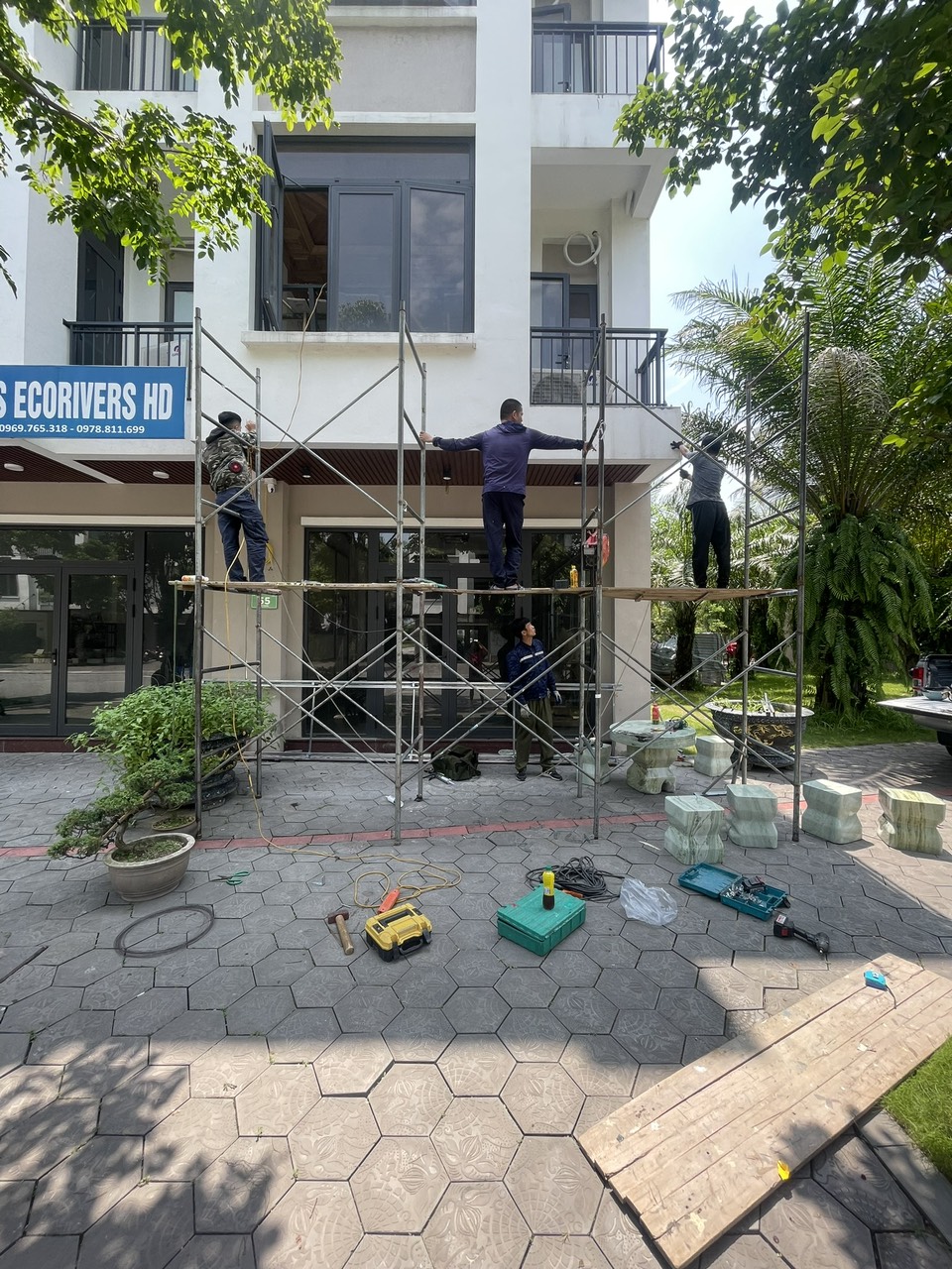 THI CÔNG BIỂN QUẢNG CÁO TẠI KHU ĐÔ THỊ ECORIVER HẢI DƯƠNG