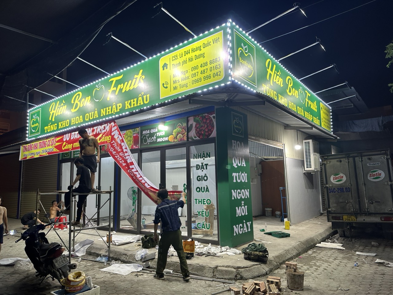 BIỂN QUẢNG CÁO HỘP ĐÈN Ở TỨ KỲ HẢI DƯƠNG