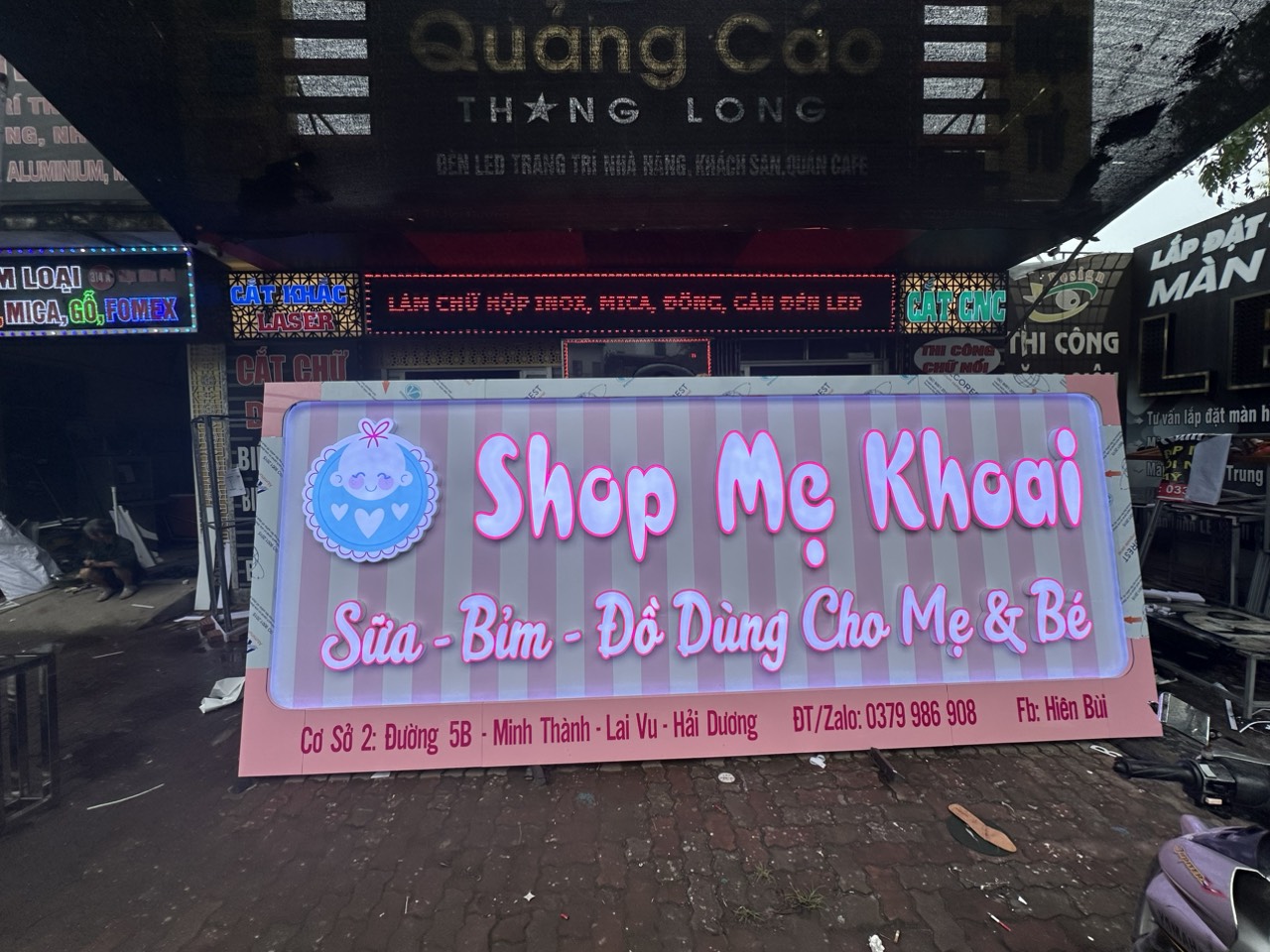 BIỂN QUẢNG CÁO MẸ BỈM SỮA Ở HẢI DƯƠNG