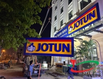 THI CÔNG BỘ BIỂN QUẢNG CÁO CHO TÒA NHÀ THANH BÌNH Ở HẢI DƯƠNG