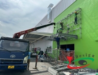 THI CÔNG ỐP ALUMINIUM MÁI SẢNH CÔNG TY AN PHÁT NAM SÁCH HẢI DƯƠNG