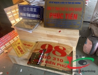 LÀM BIỂN SỐ NHÀ MICA DÁN ĐỀ CAN IN UV Ở HẢI DƯƠNG