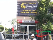 THI CÔNG BIỂN HIỆU PHƯƠNG THẢNH HAIR SALON