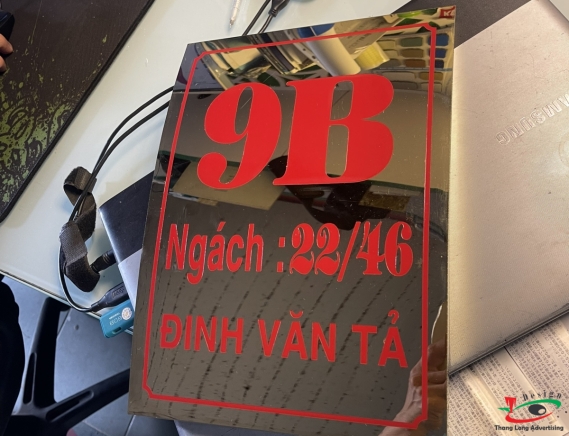BIỂN SỐ NHÀ BIỂN BIỆT THỰ  INOX 304