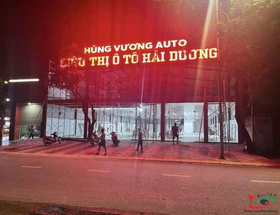 Biển Quảng Cáo chữ Nổi MiKa hắt sáng LED ở Tỉnh Hải Dương