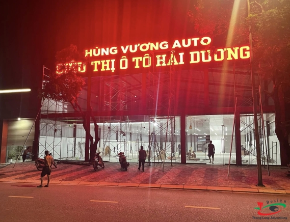 Biển Quảng Cáo chữ Nổi MiKa hắt sáng LED ở Tỉnh Hải Dương