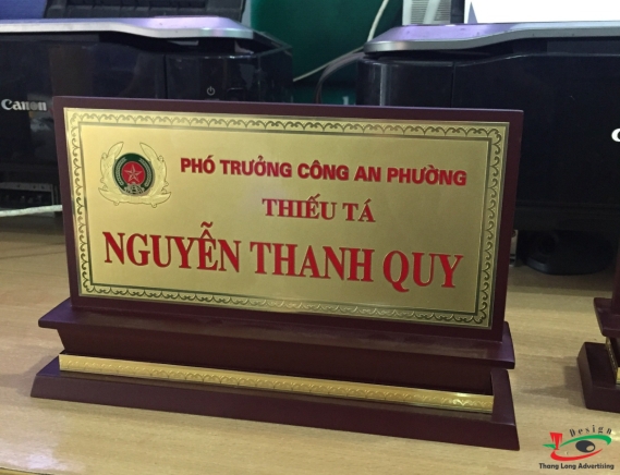 BIỂN CHỨC DANH  ĐỂ BÀN 
