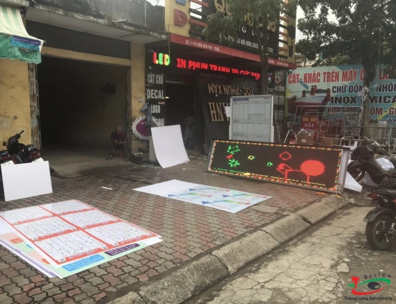 Thi Công biển Led P10 