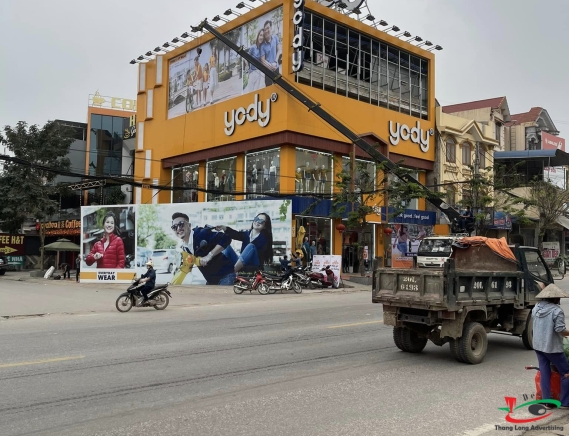 Biển Hiệu Aluminium Chữ Nổi cho hãng thời trang YODY