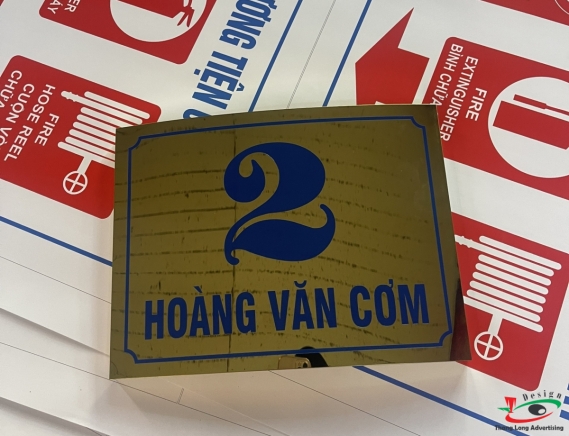 BIỂN SỐ NHÀ BIỂN BIỆT THỰ  INOX 304