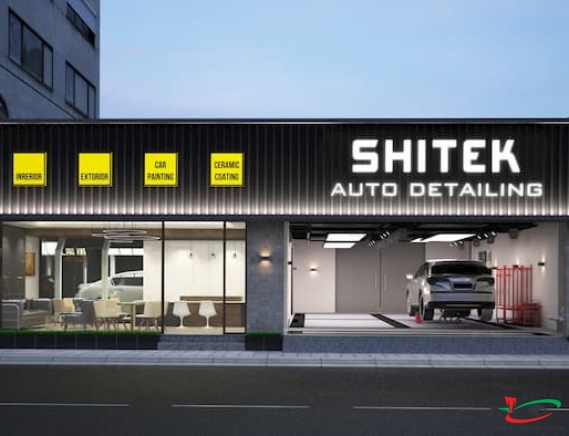 Mẫu biển hiệu chăm sóc xe 