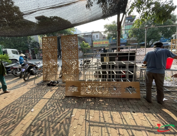 VÁCH NGĂN CNC GỖ