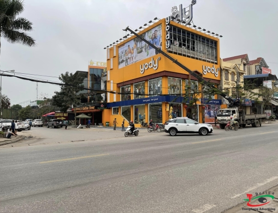 Biển Hiệu Aluminium Chữ Nổi cho hãng thời trang YODY