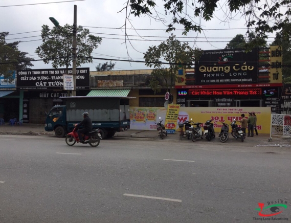 THI CÔNG BIỂN QUẢNG CÁO BÁNH KINH ĐÔ VỀ CÁC ĐẠI LÝ HẢI DƯƠNG