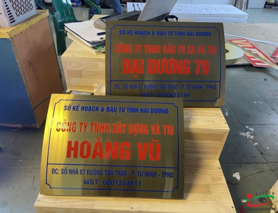 BIỂN TÊN CÔNG TY  