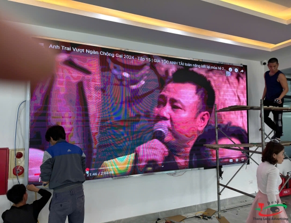 THI CÔNG MÀN HÌNH LED CÔNG TY Ở KHU CÔNG NGHIỆP CHẾ XUẤT HẢI DƯƠNG 