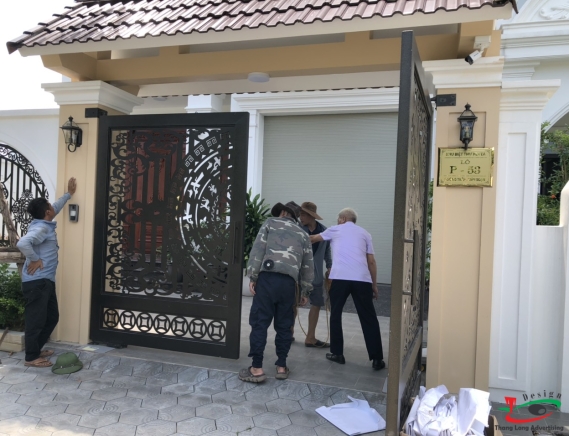 THI CÔNG LÀM BIỂN SỐ NHÀ ĐẸP ĐỘC ĐÁO SANG TRỌNG Ở HẢI DƯƠNG 