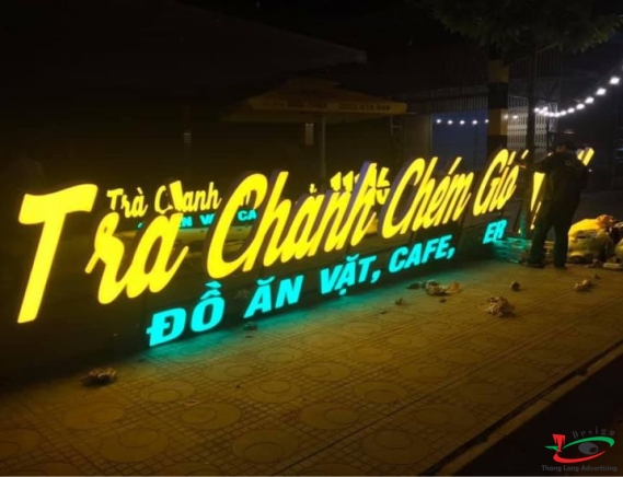 Mẫu chữ nổi  Mica LED