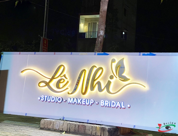 Mẫu chữ nổi  Mica LED