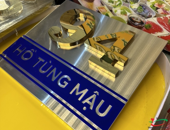 THI CÔNG LÀM BIỂN SỐ NHÀ ĐẸP ĐỘC ĐÁO SANG TRỌNG Ở HẢI DƯƠNG 